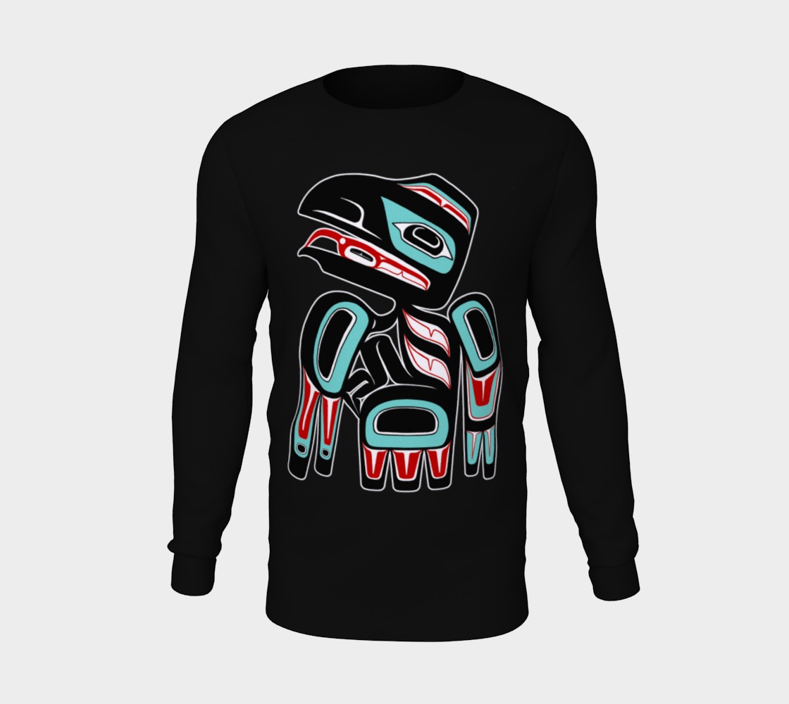 Long Sleeve Tee - Haida Raven
