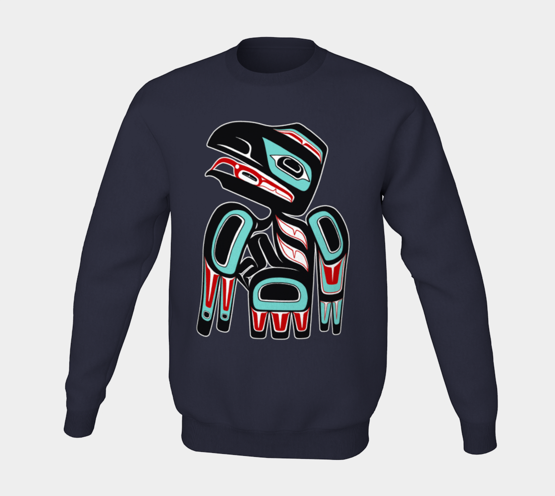 Crewneck Sweatshirt - Haida Raven