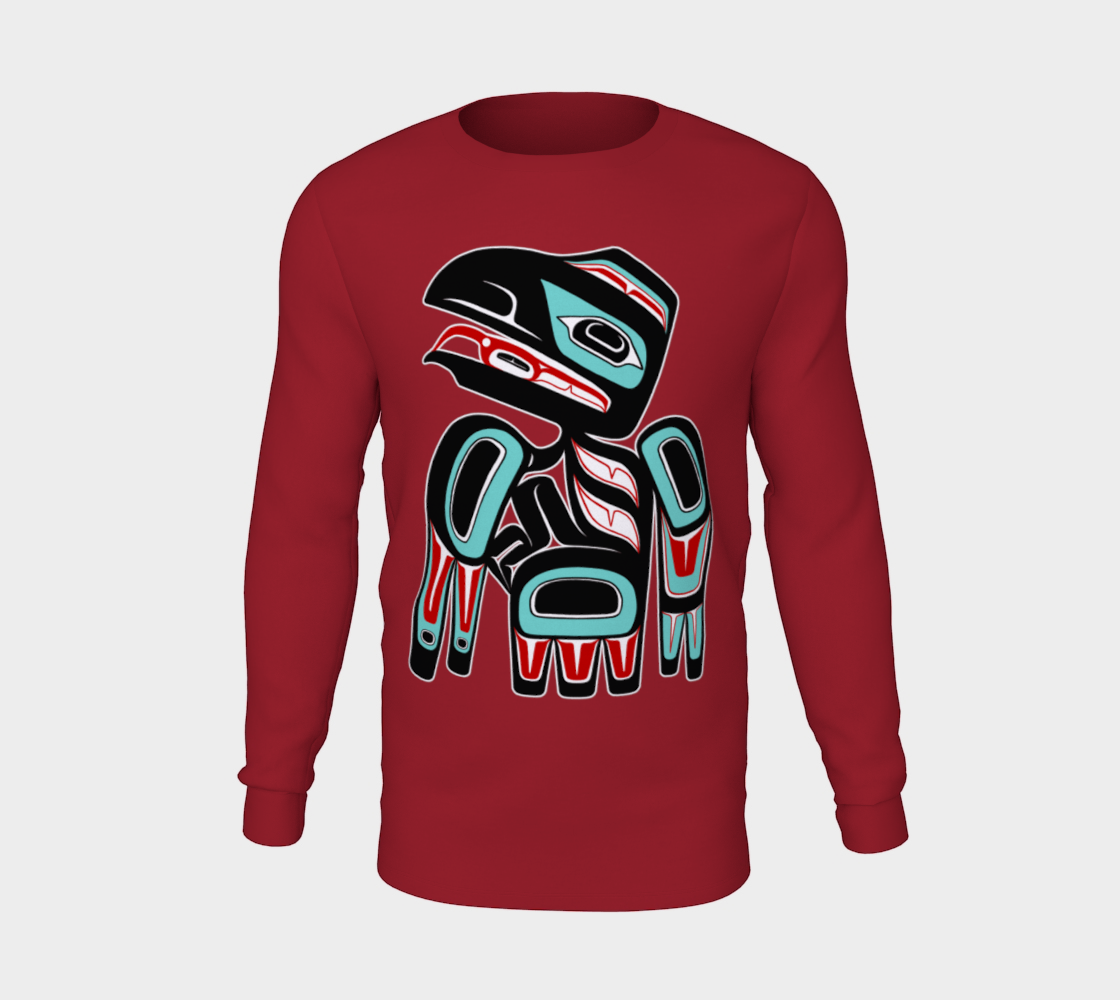 Long Sleeve Tee - Haida Raven