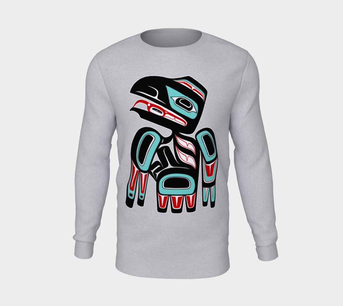 Long Sleeve Tee - Haida Raven