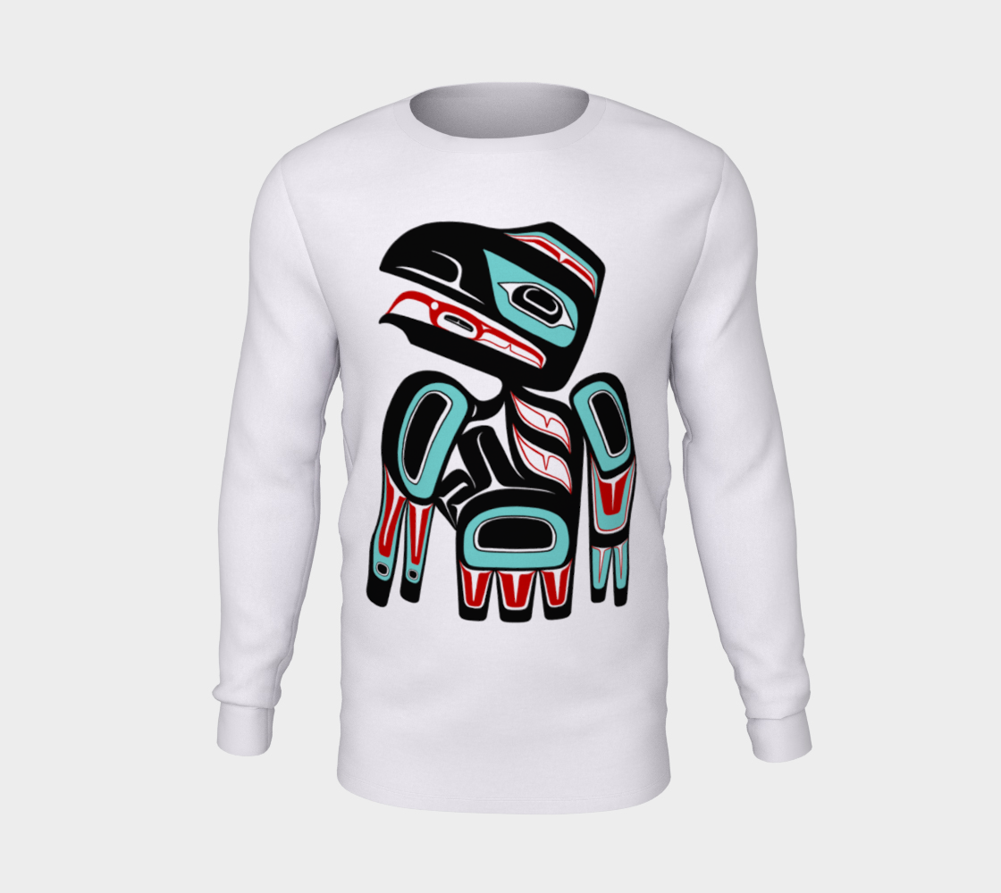 Long Sleeve Tee - Haida Raven
