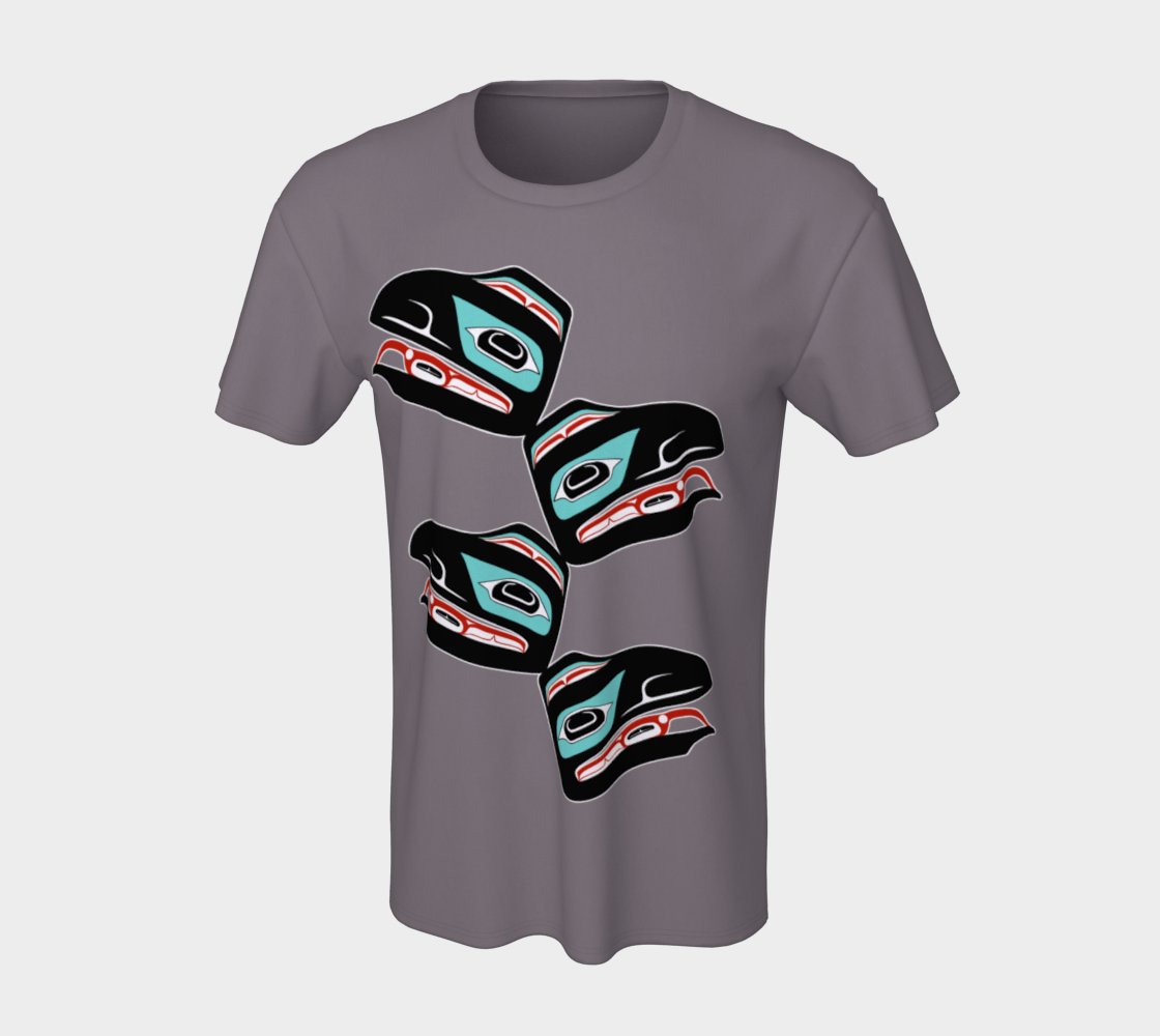 Tee (unisex) - Haida Raven (front/back)