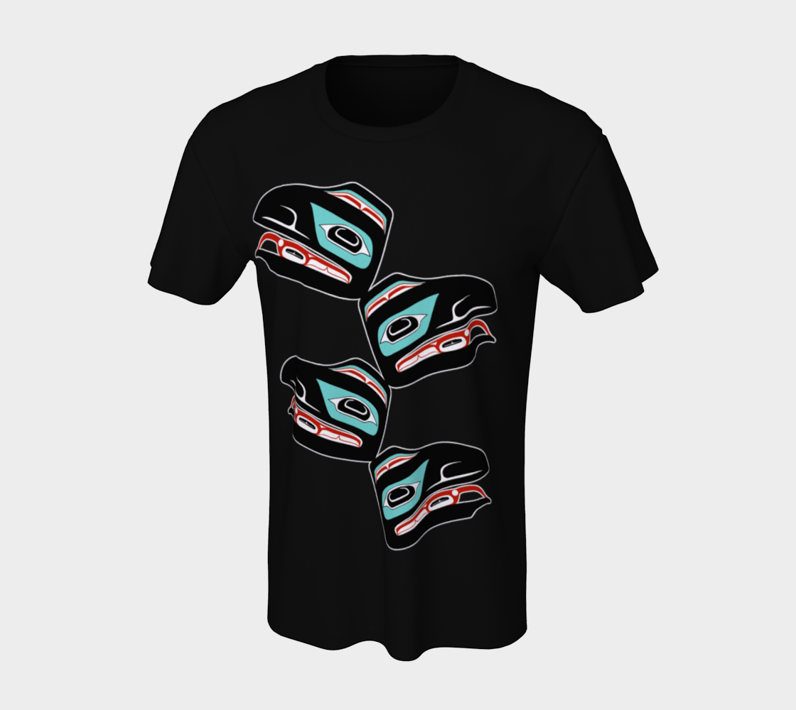 Tee (unisex) - Haida Raven (front/back)