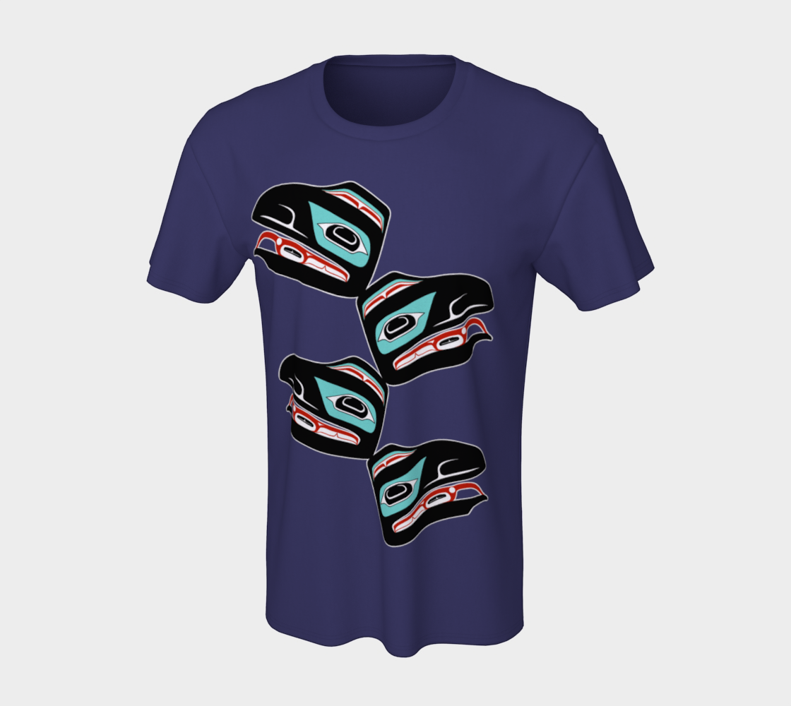 Tee (unisex) - Haida Raven (front/back)