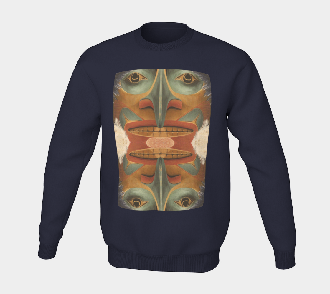Crewneck Sweatshirt - Haida Face