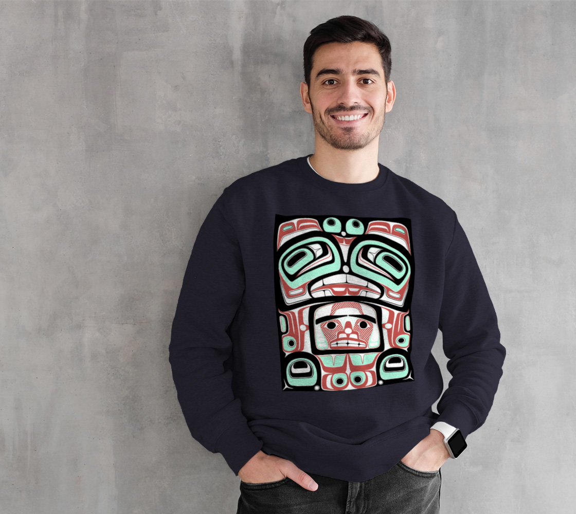 Crewneck sweatshirt- Haida box fig.60