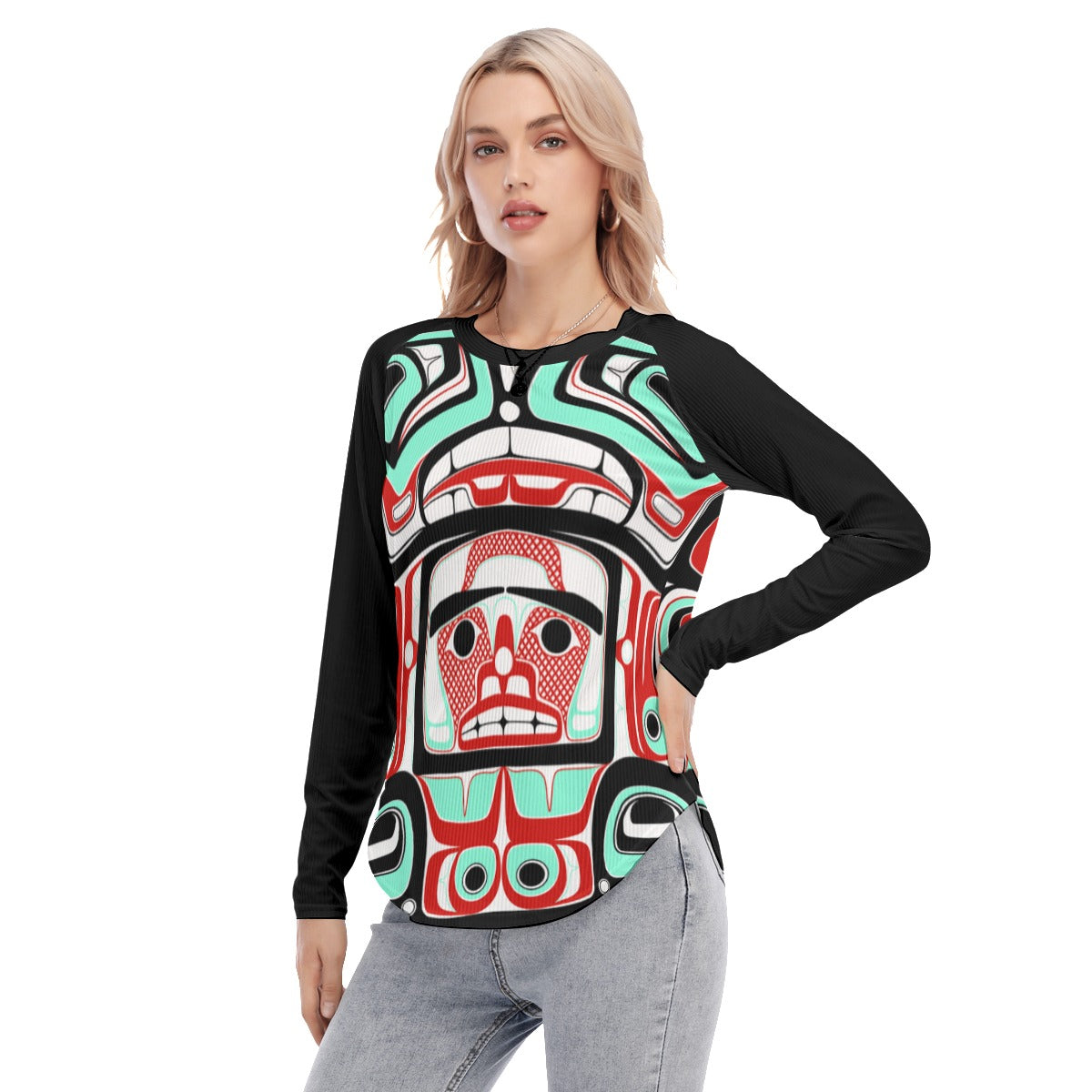 Women's Blouse- Haida Box Fig.60