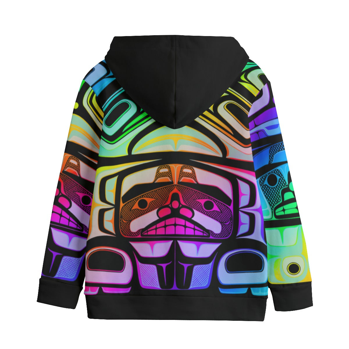 Kid's Pullover Hoodie - Haida Box Fig.60