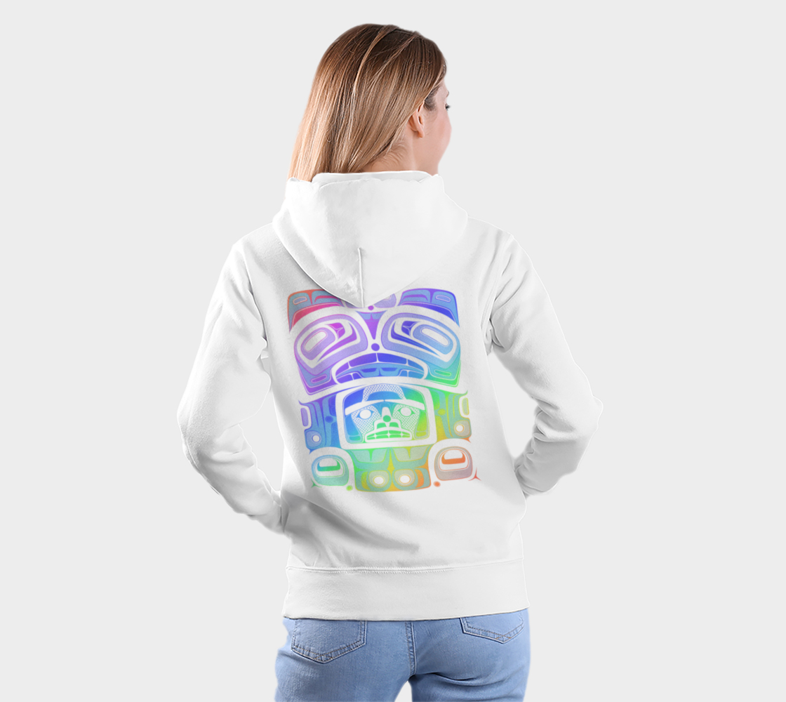 Pullover hoodie-Haida box Fig. 60 ( rainbow)