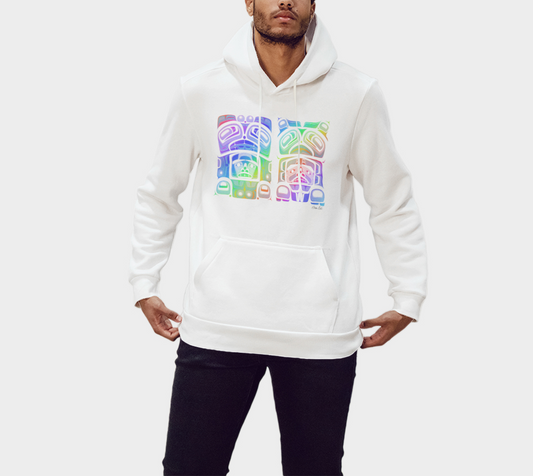 Pullover hoodie-Haida box Fig. 60 ( rainbow)