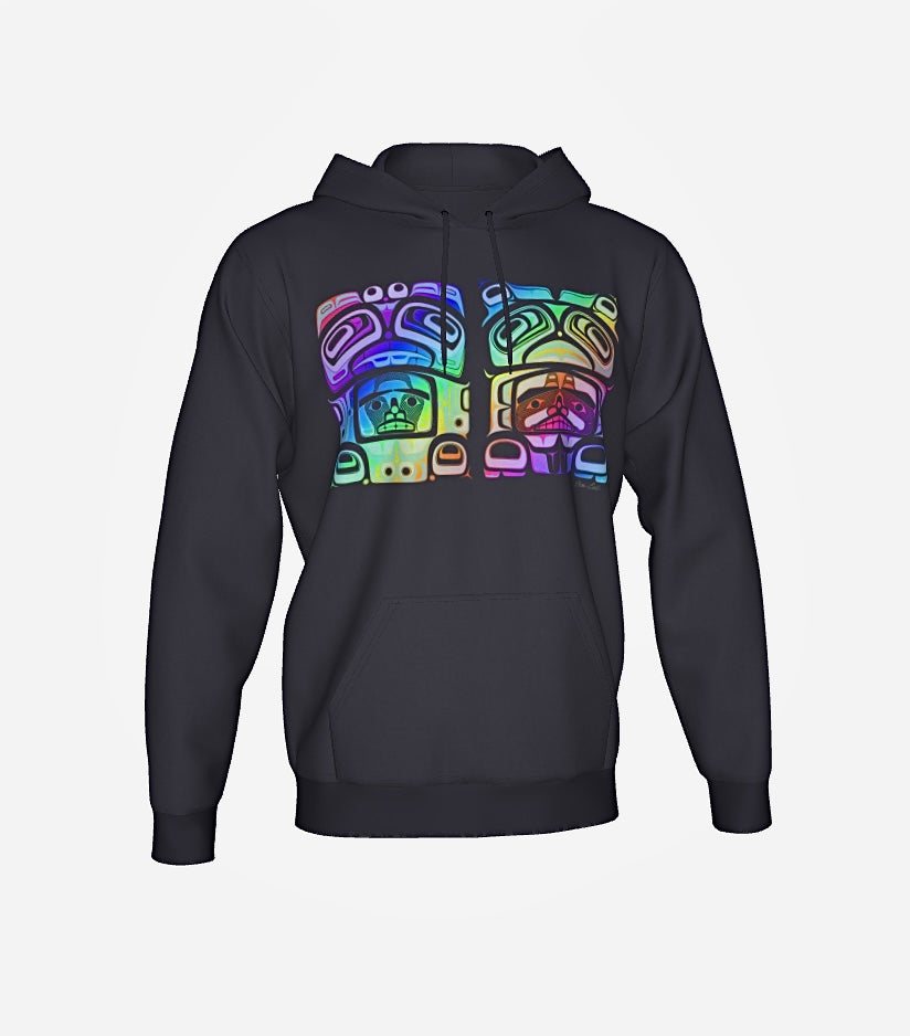 Pullover hoodie-Haida box Fig. 60 ( rainbow)