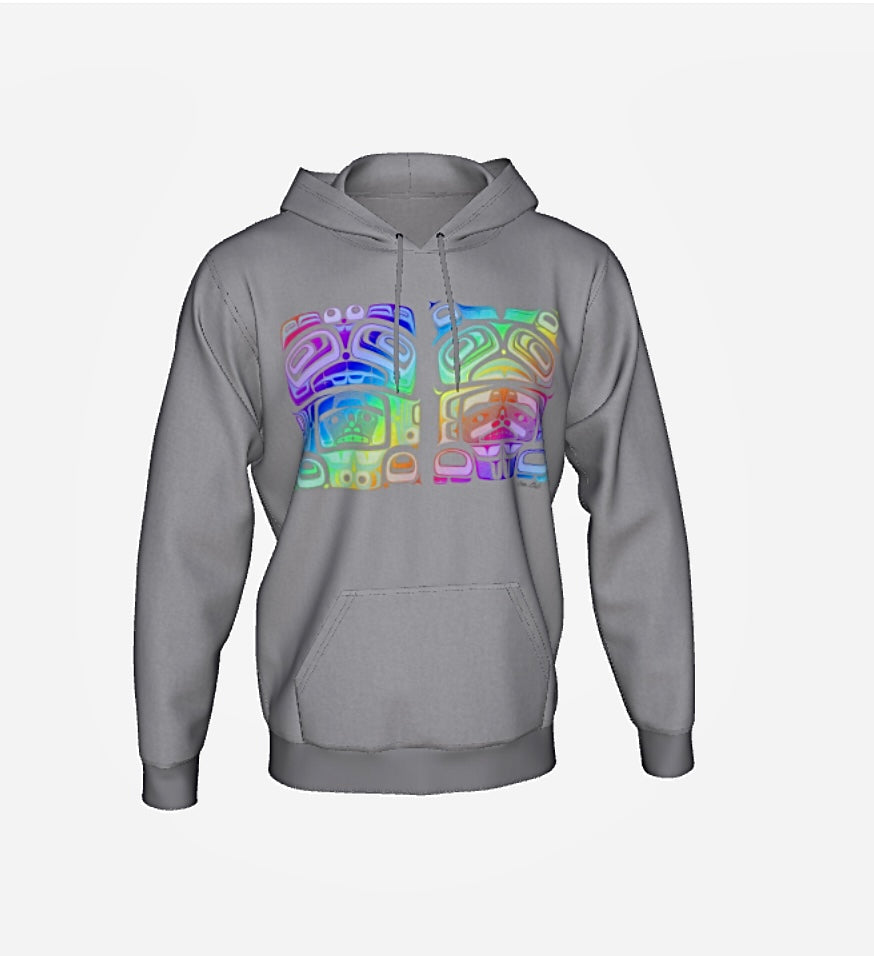 Pullover hoodie-Haida box Fig. 60 ( rainbow)