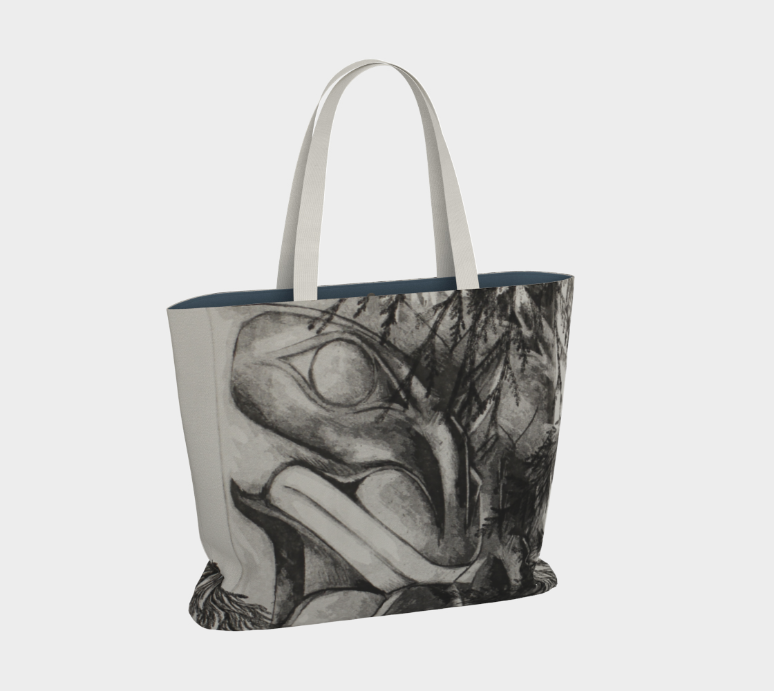 Large Tote Bag - Killer Whale