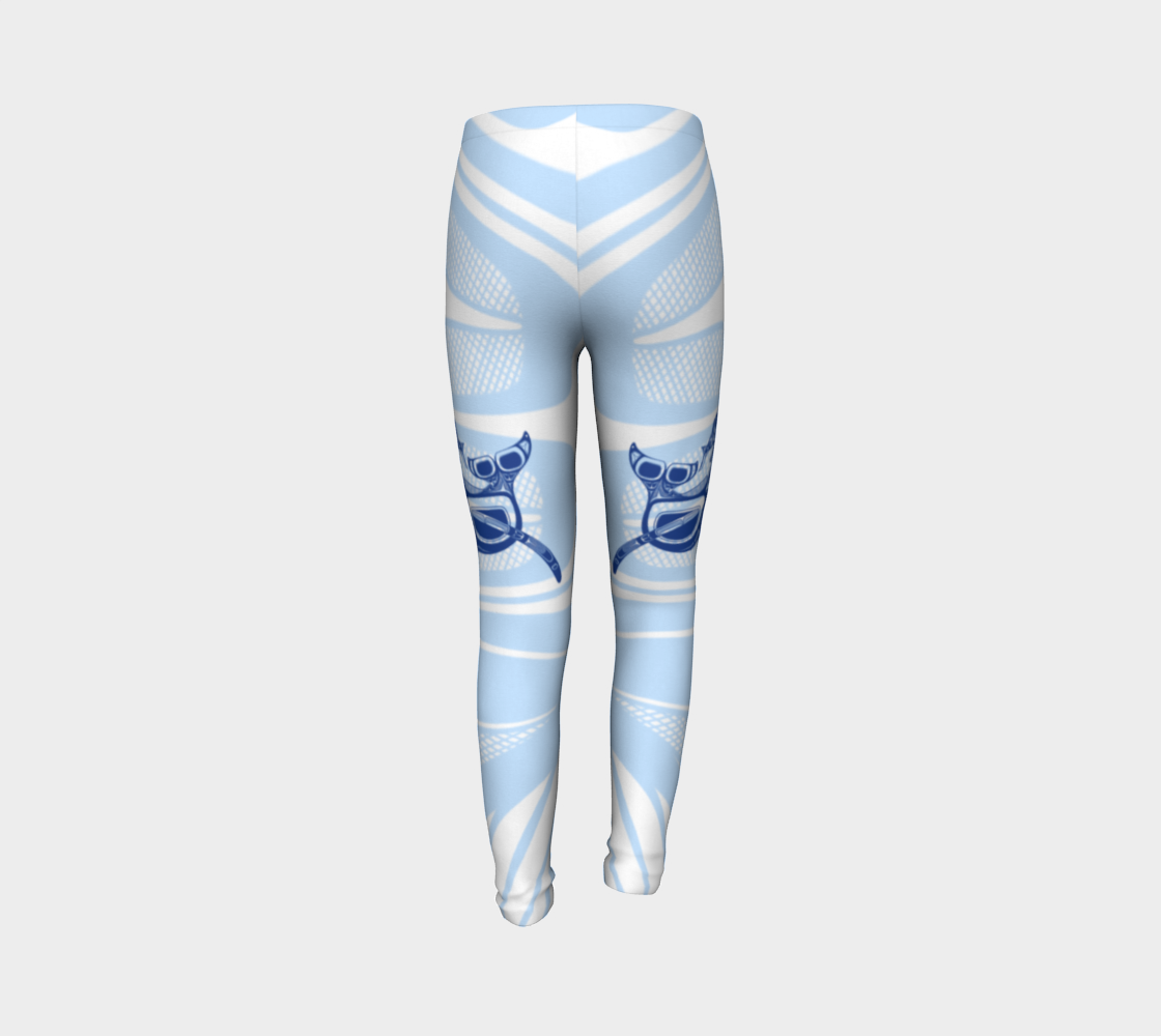 Youth Leggings - Haida Humpback Whales