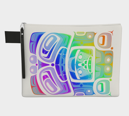 Zipper Carry all - Haida Box Fig.60 (rainbow/white)