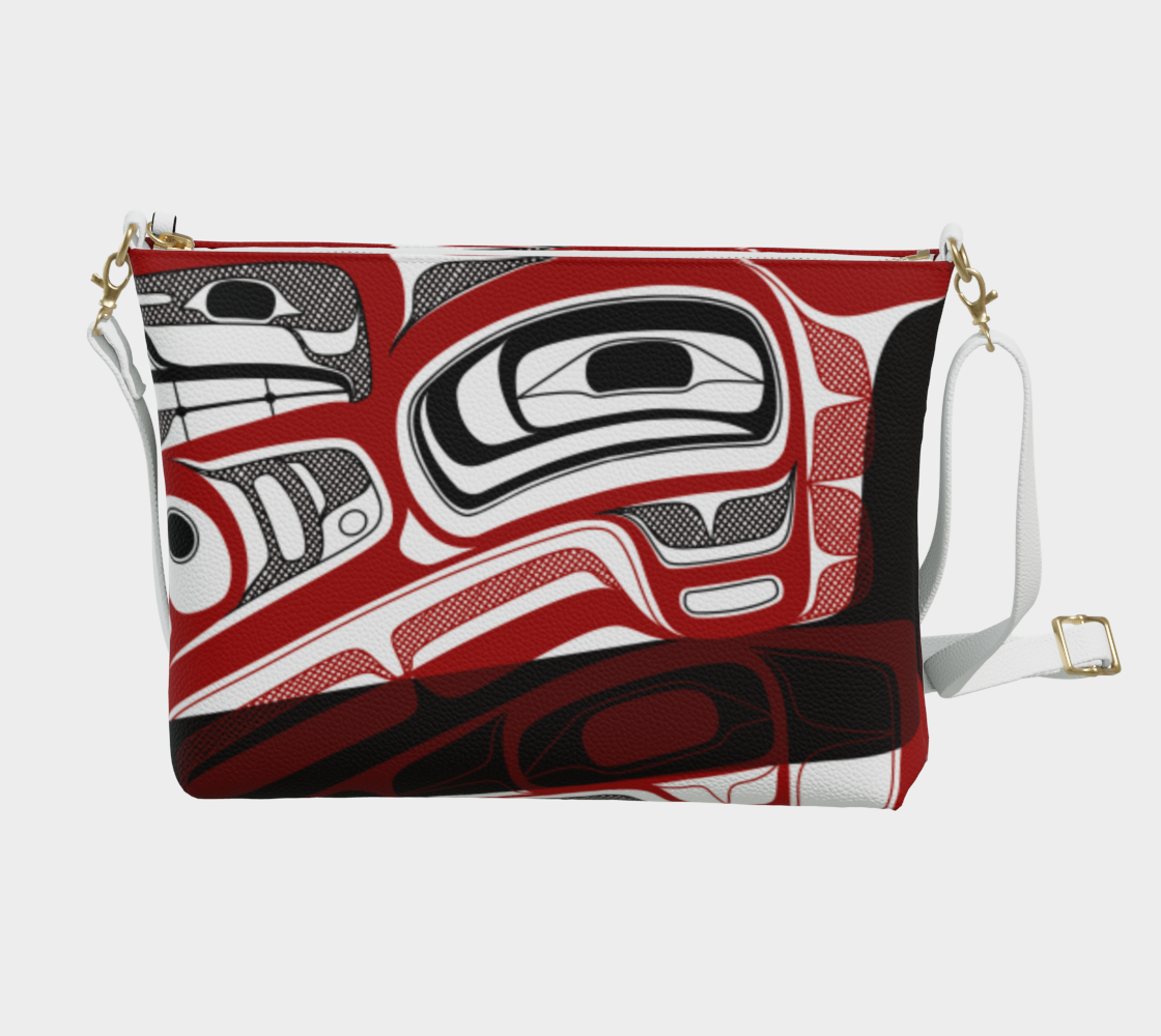 Vegan Leather Crossbody Purse-Dish Rendition (v1)