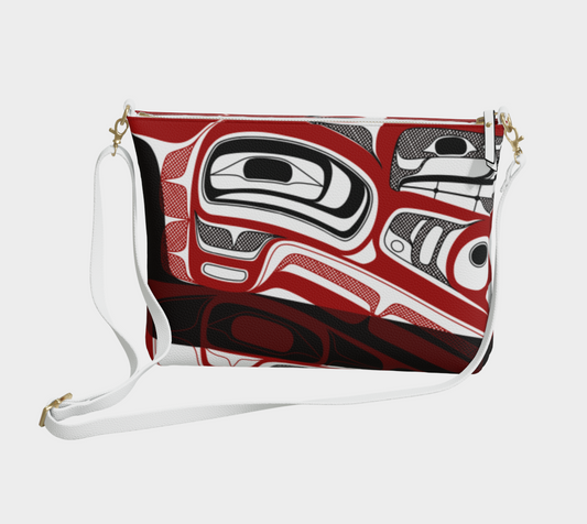 Vegan Leather Crossbody Purse-Dish Rendition (v1)