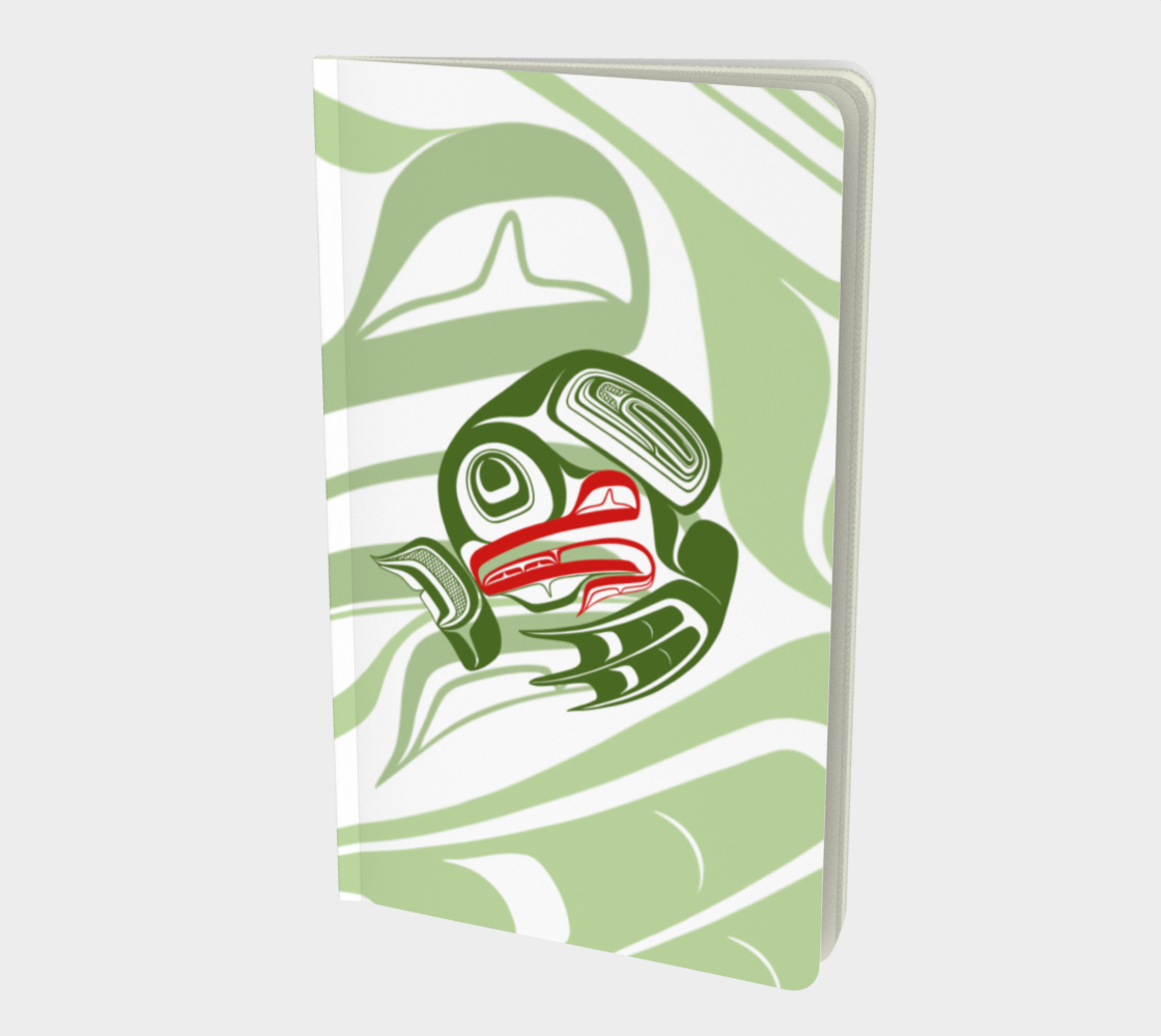 Notebook (Sm) -Haida Frog