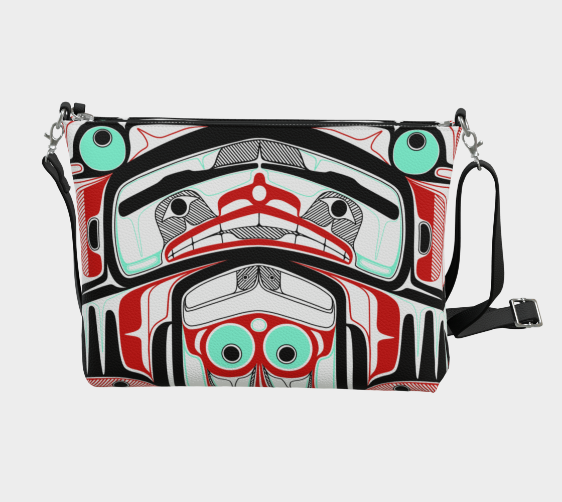 Vegan Leather Crossbody Purse - Haida Human