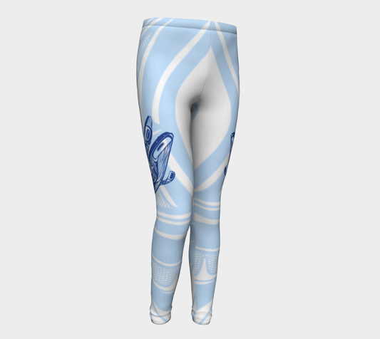 Youth Leggings - Haida Humpback Whales