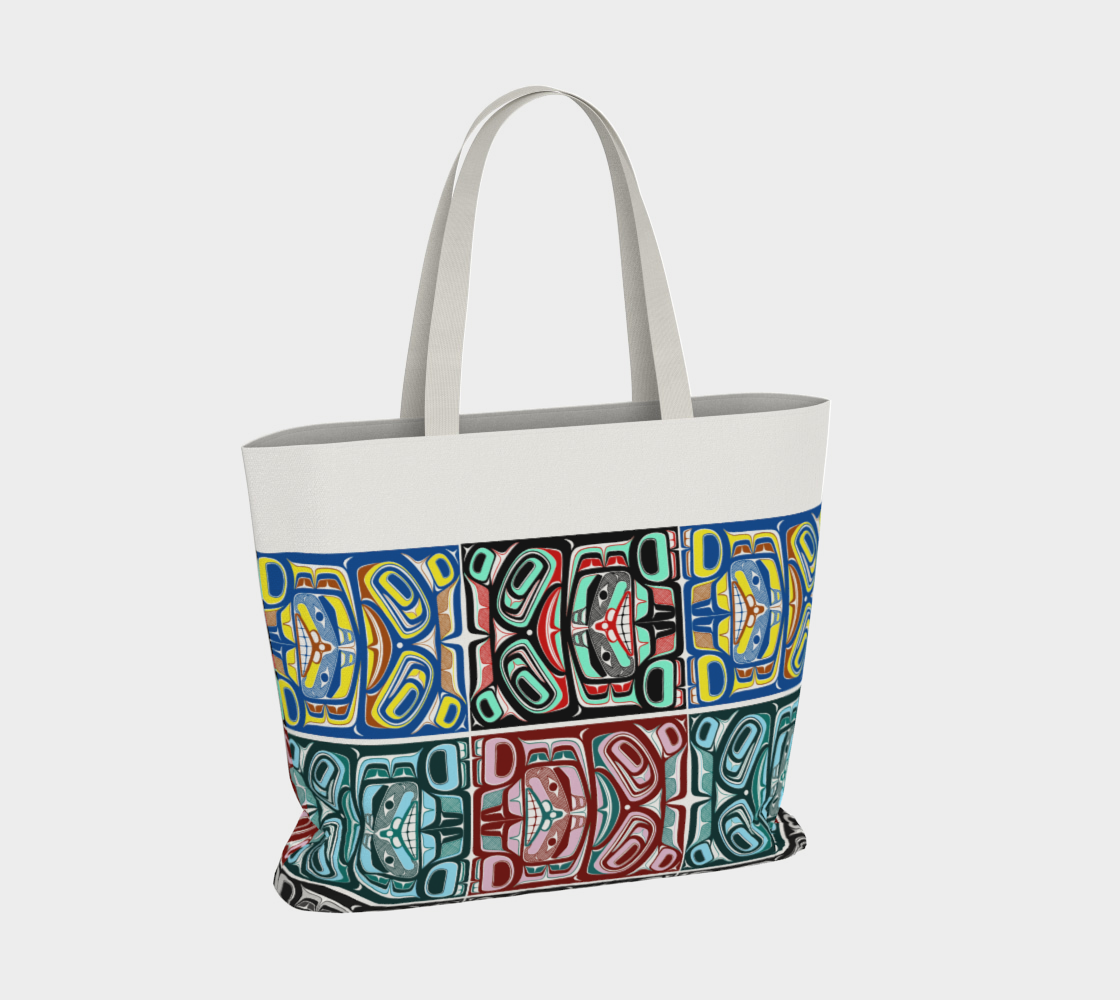 Large Tote Bag - Haida Box Fig.60 (all)