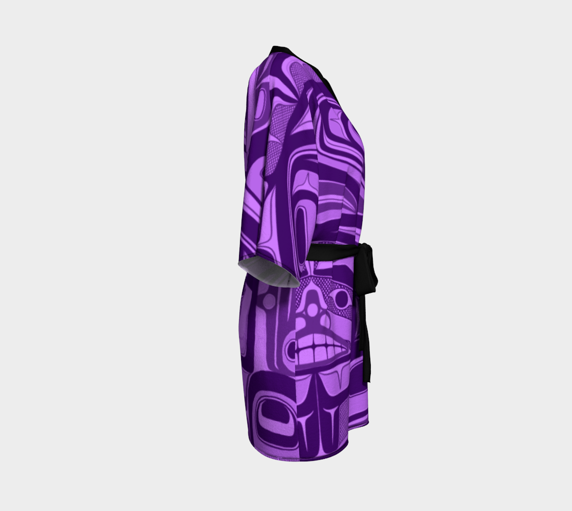 Kimono Robe - Haida box fig.60 (Purple)