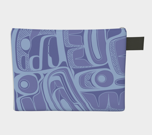 Zipper Carry all - Haida Box Design (lavender)