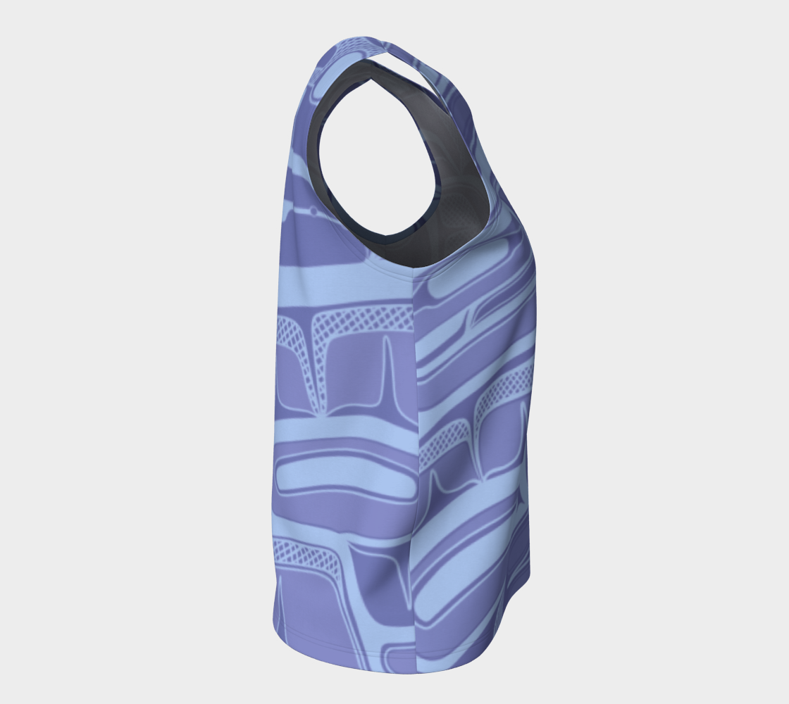 Loose Tank Top - Box Design (lavender)