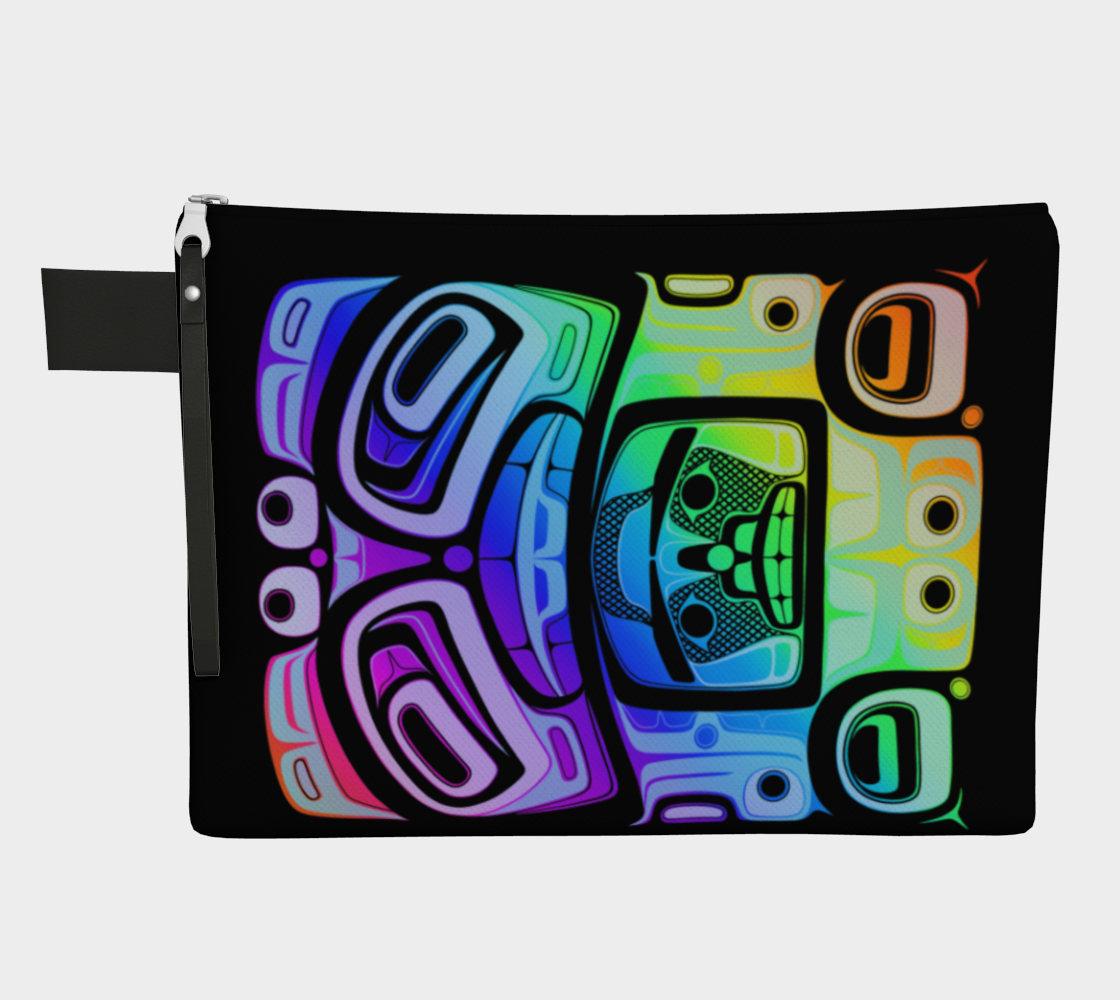 Zipper Carry all - Haida Box Fig.60 (rainbow/black)