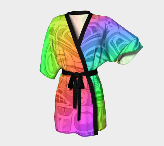 Kimono Robe - Haida Box fig.60 (rainbow)