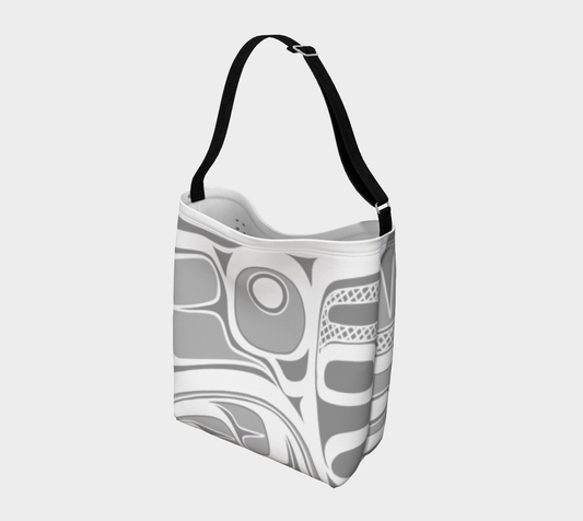 Day tote - Box Design ( white)