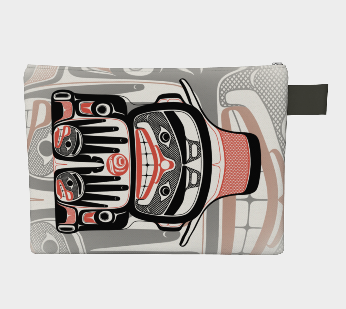 Zipper carry all - Haida Watchmen and Salmon egg