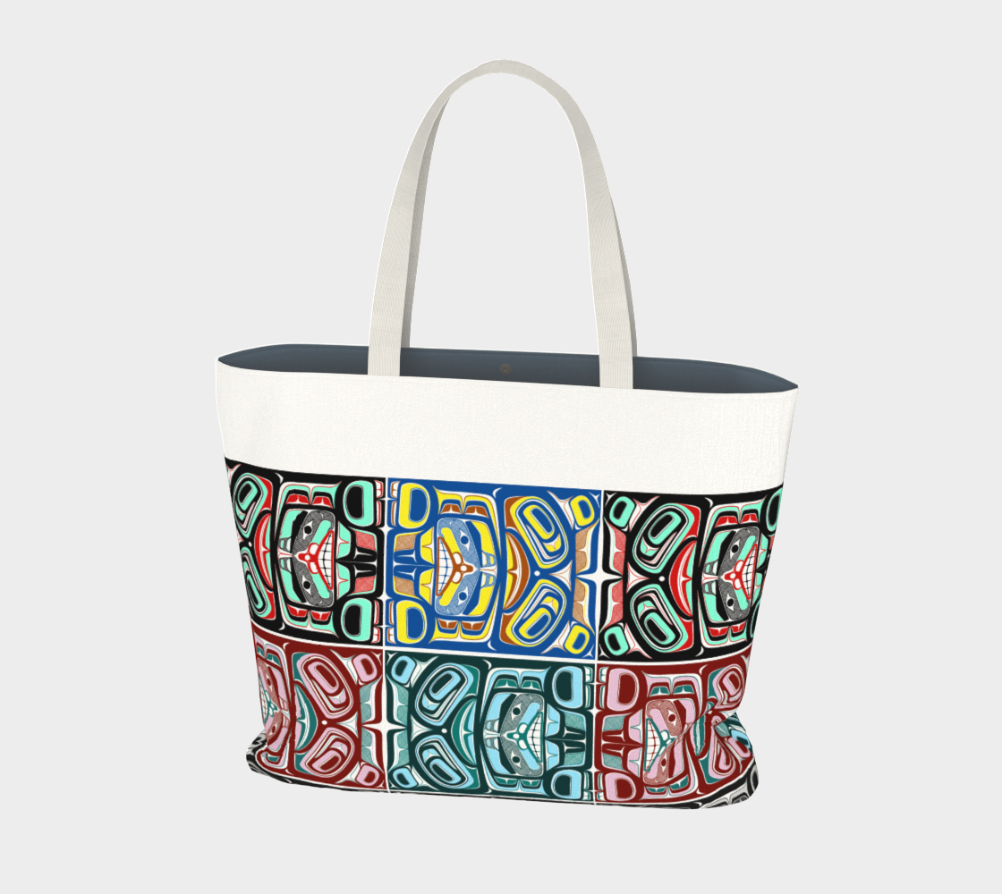 Large Tote Bag - Haida Box Fig.60 (all)