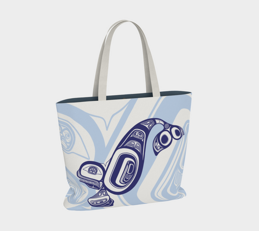 Large Tote Bag - Haida Beluga