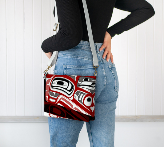 Vegan Leather Crossbody Purse-Dish Rendition (v1)