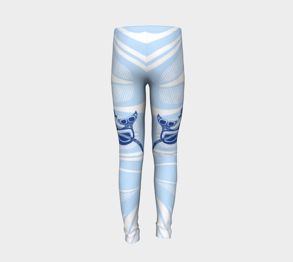 Youth Leggings - Haida Humpback Whales