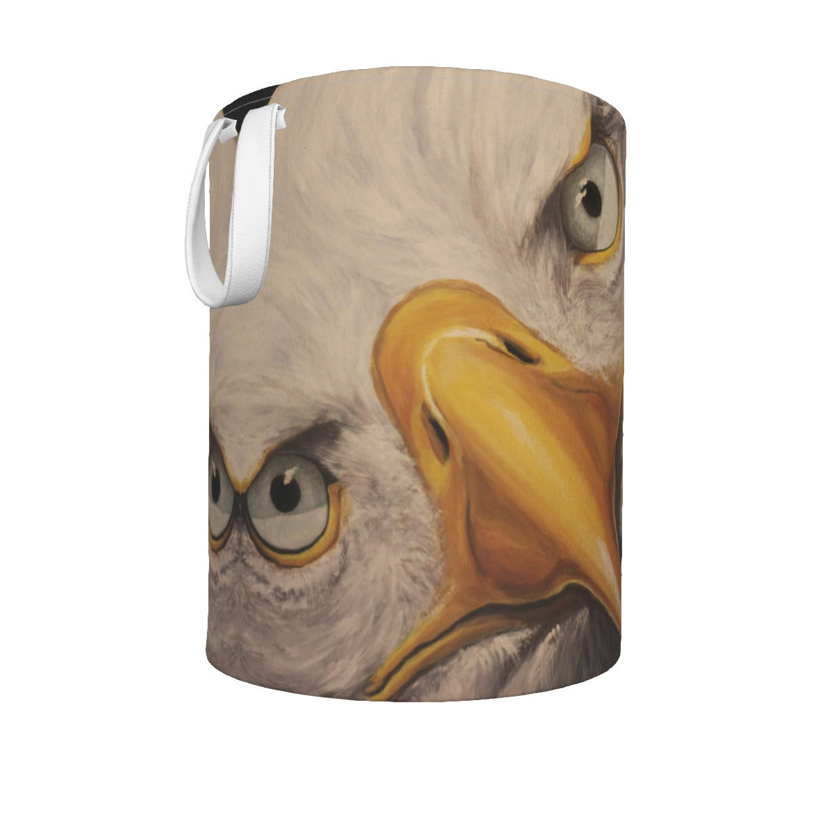 Foldable Laundry Basket - Eagle up close