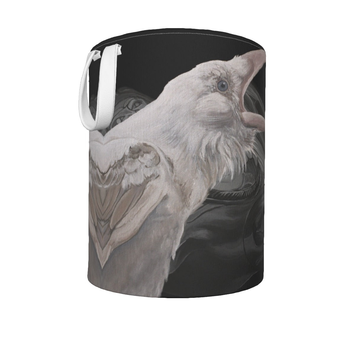 Foldable Laundry Basket - White Raven