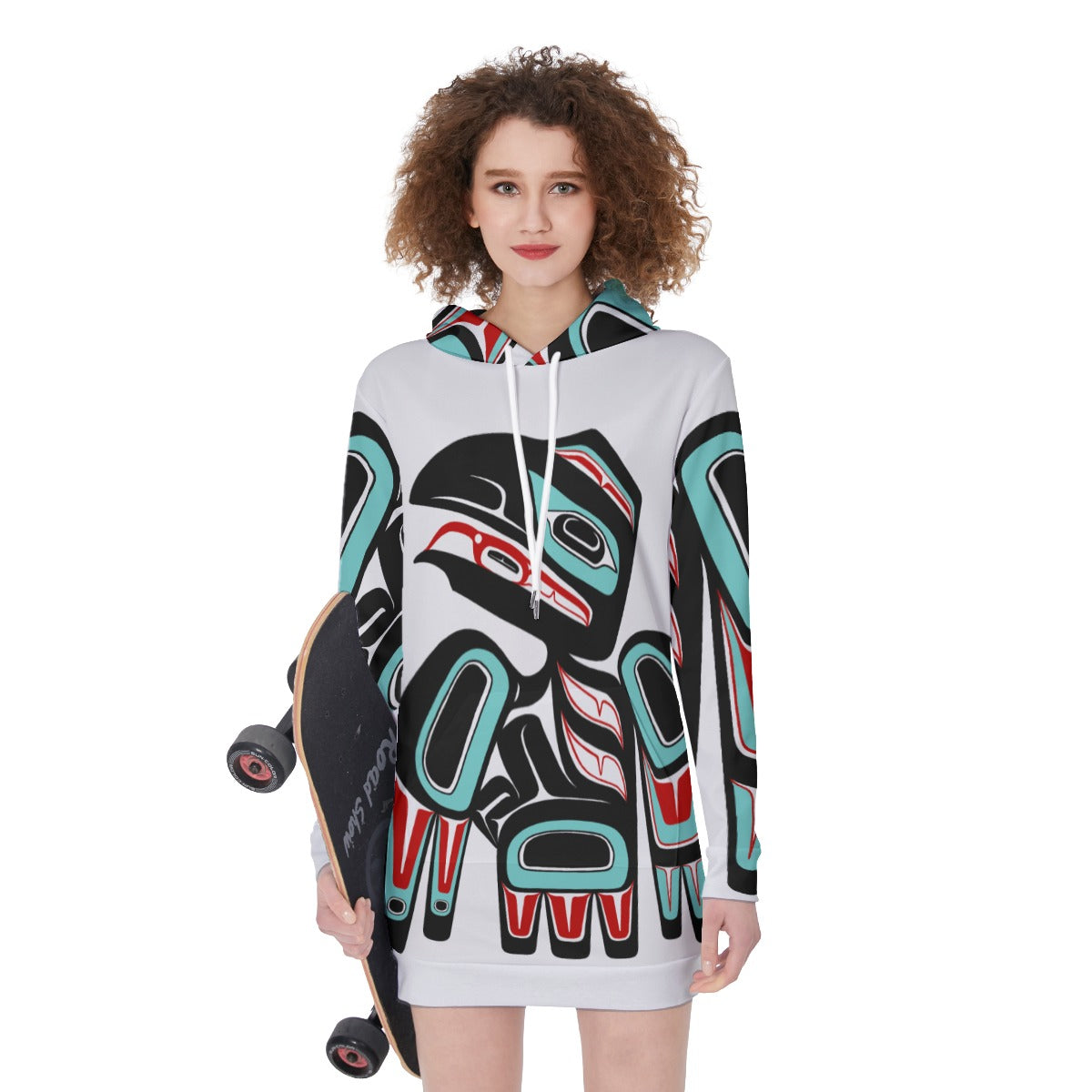 Long Hoodie - Haida Raven