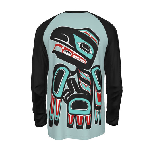 Men's Long Sleeve Tee - Haida Raven