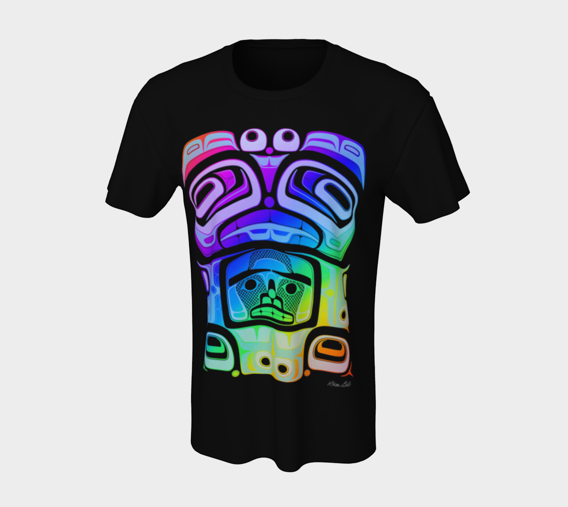 Tee (unisex)-Haida Box fig.60(rainbow)