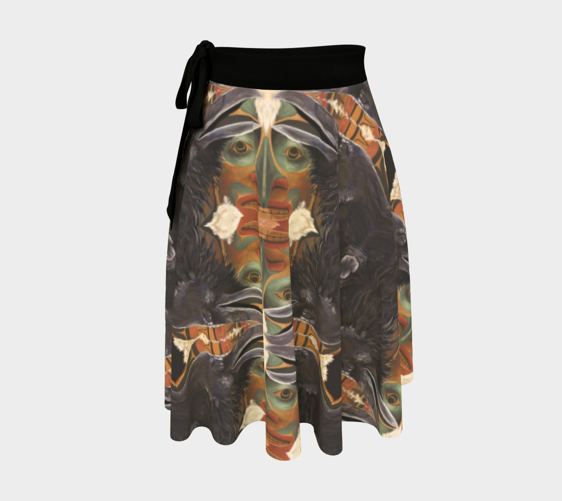 Wrap Skirt - Haida Raven/Edenshaw