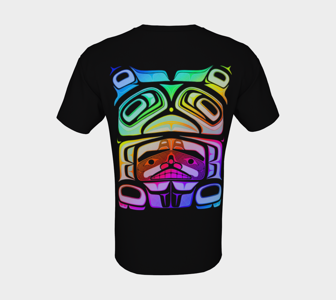 Tee (unisex)-Haida Box fig.60(rainbow)