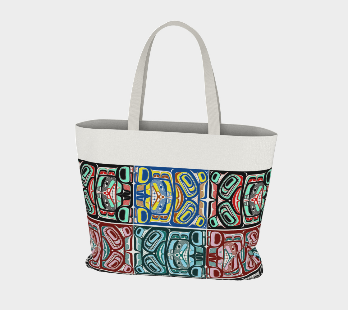 Large Tote Bag - Haida Box Fig.60 (all)