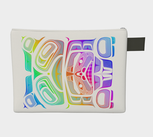 Zipper Carry all - Haida Box Fig.60 (rainbow/white)