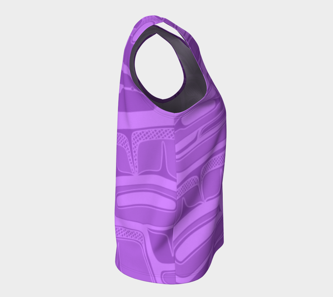 Loose Tank Top - Box Design (lilac)