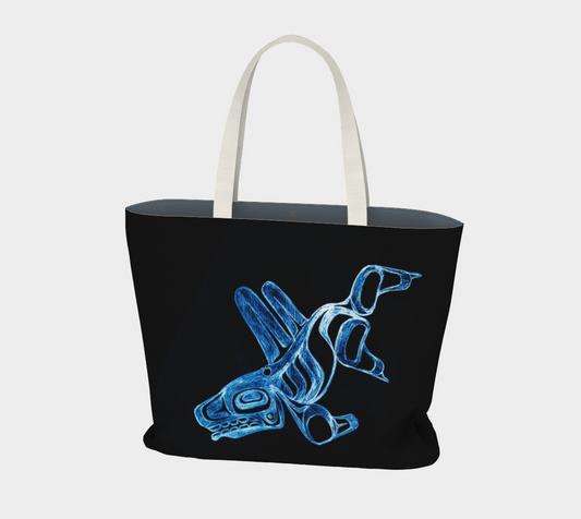 Large Tote Bag - Haida Killer Whale