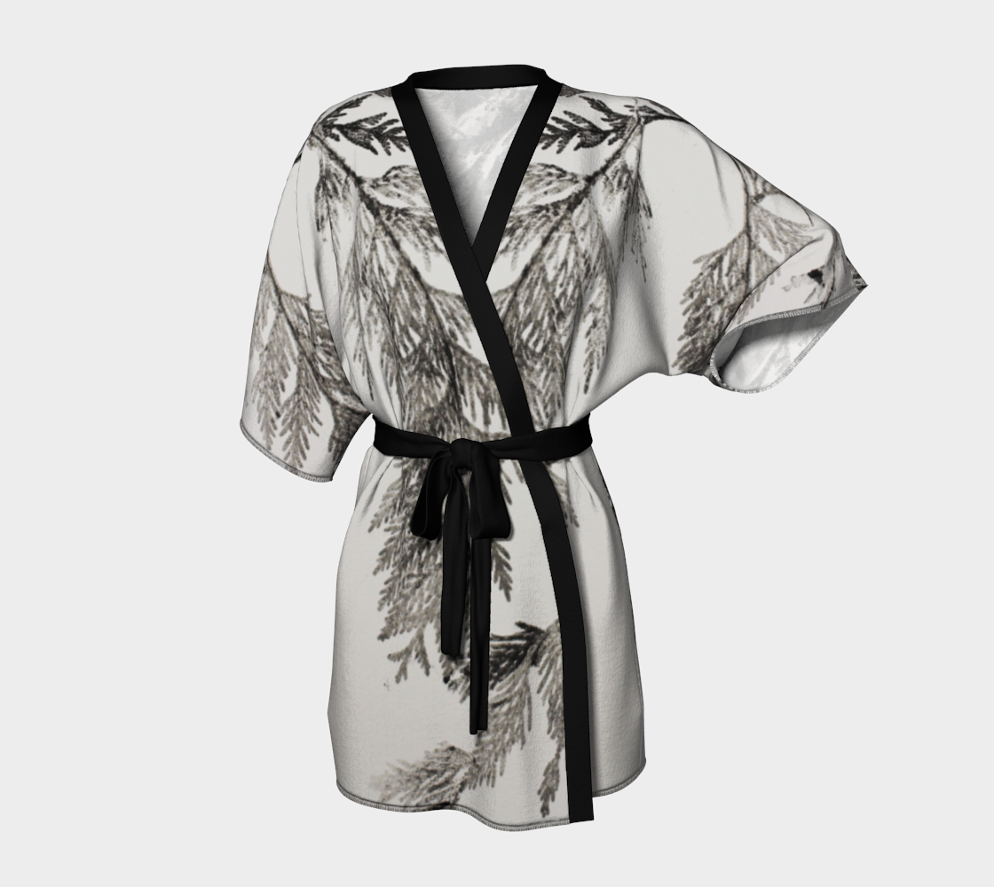 Kimono Robe - Cedar with Killer Whale