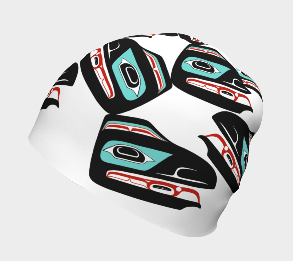 Beanie - Haida Raven Head