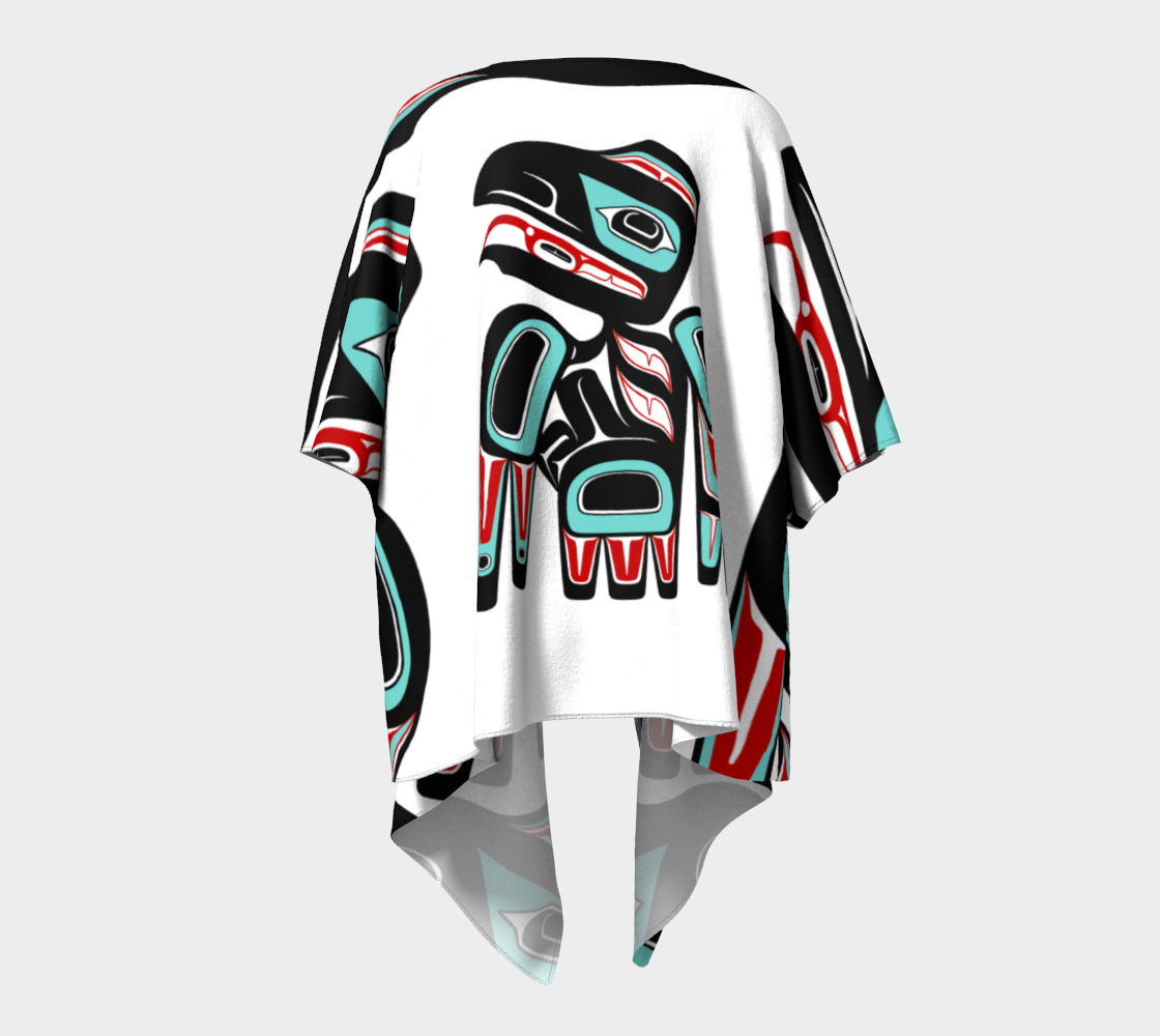 Draped Kimono - Haida Raven